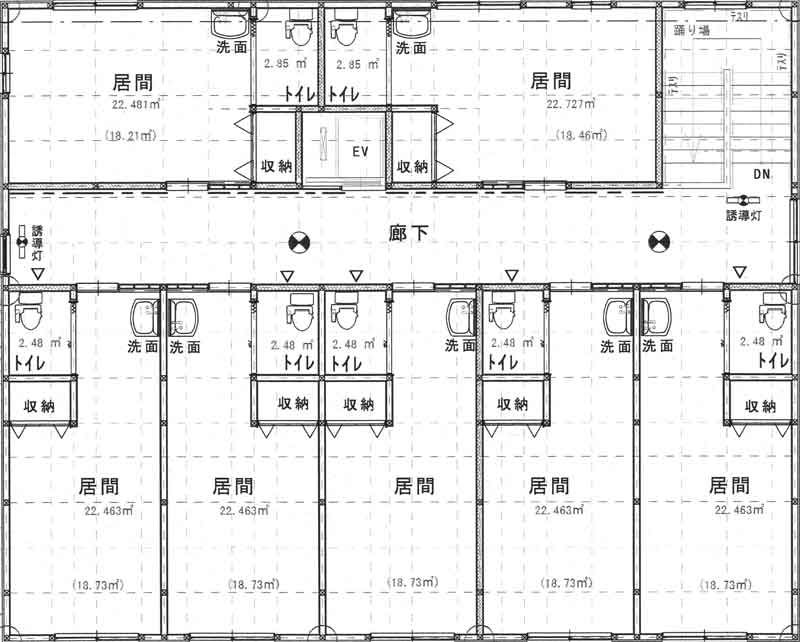 ひたちの里 建物見取図2F